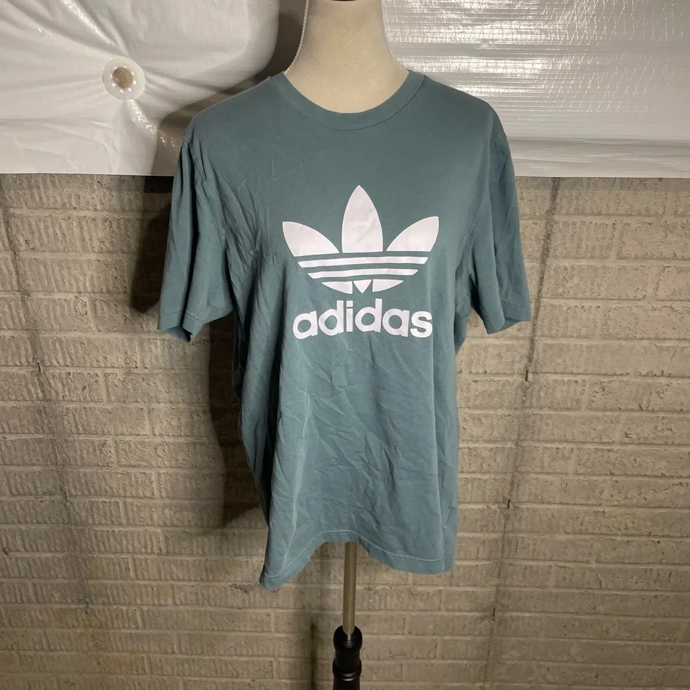 Adidas Mens‎ Short Sleeve Crew Neck Trefoil Logo Regular Fit T-shirt Size M